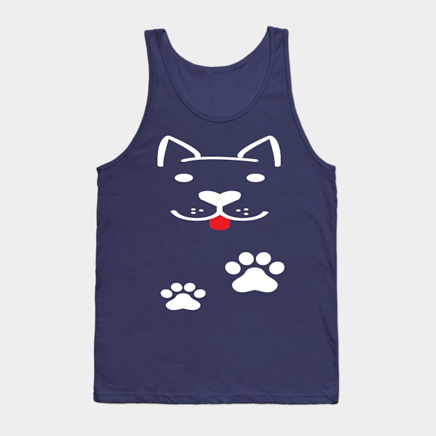 Funny dog.Funny gift for mother, dad and friend Tank Top by Just Simple and Awesome